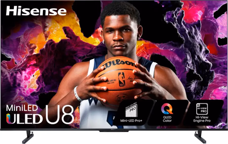 Hisense U8 Series Mini-LED 4K UHD QLED Smart Google TV (2024)